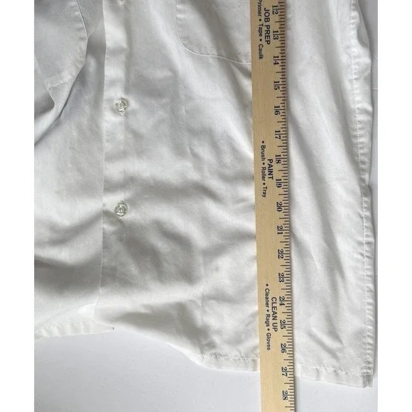 Vtg Fishing Shirt Men Large L Embroidered Marlin Swordfish Short Sleeve Button - Picture 8 of 9